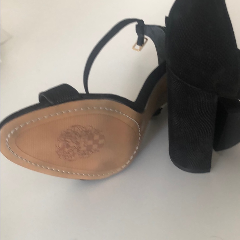 Vince Camuto Black Heeled Sandals - Picture 3 of 3